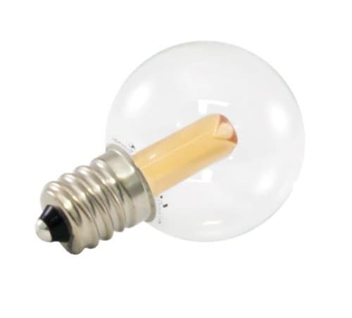 American Lighting .5W LED G30 Pro Decorative Bulb, Dimmable, E12, 9 lm, 120V, 1900K, Clear