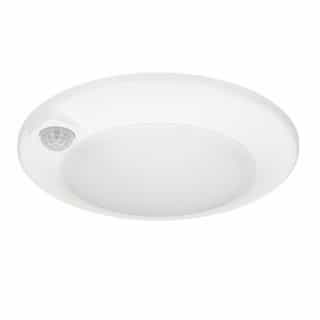 4-in 9W Quick Disc Surface Mount w/ Motion, 650 lm, 120V, 3000K, White