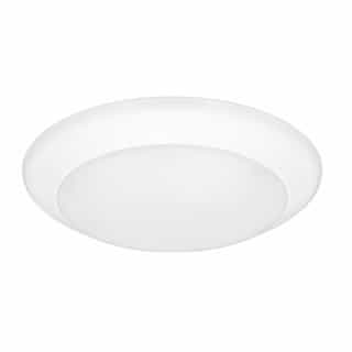 6-in 15W Quick Disc Surface Mount, 1050 lm, 120V, Selectable CCT, WHT
