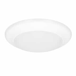 6-in 15W Quick Disc Surface Mount, 1050 lm, 120V, 4000K, White