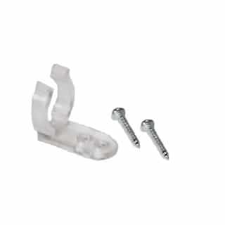 .5" Mounting Clip w/ Screws for LED Rope Lights, Pack of 10