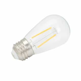 American Lighting 1W LED S14 Filament Bulb, Dimmable, E26, 80 lm, 120V, 3000K