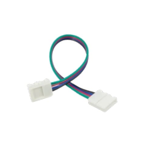 12" Jumper Linking Cable, Tape-to-tape Snap Connector, 5-Wire