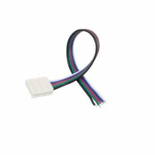 Power Feed w Snap Connector to Bare Wires for Trulux RGB+WW