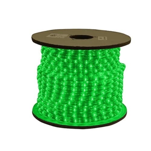 150-ft 1W/Ft Flexbrite LED Rope Light Bulk Reel, Dimmable, 120V, Green