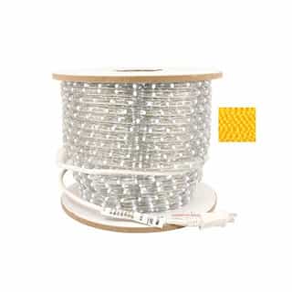 American Lighting .47W/ft 150' Flexbrite LED Rope Light Bulk Reel, Yellow