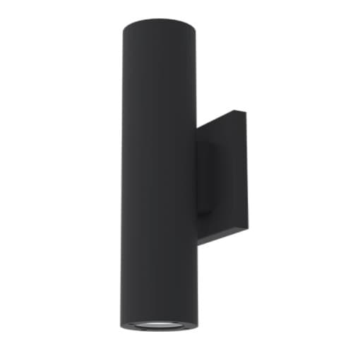 20W Volta Wall Sconce, Dual, 800 lm, 120V, Selectable CCT, Black