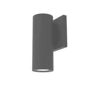 10W Volta Wall Sconce, Single, 800 lm, 120V, Selectable CCT, Black