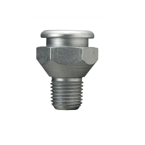 1.25-in Button Head Fitting, Straight, Male Connection