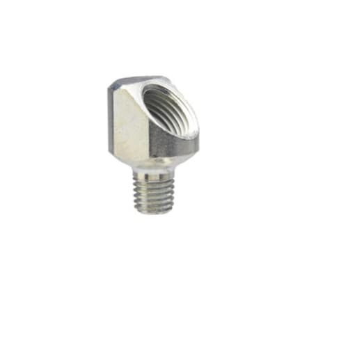 0.25-in Grease Fitting Adapter, 45 Degree, Male/Female Connection