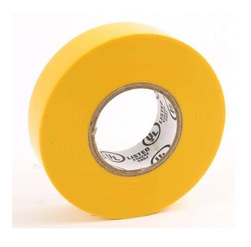 Yellow PVC Electrical Insulating Tape- 60 Feet