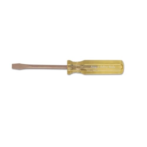 13-in Screwdriver w/ 0.37-in Slotted Tip, Yellow