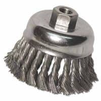 Stainless Steel Knot Cup Brushes 2.75'' , Pack of 5