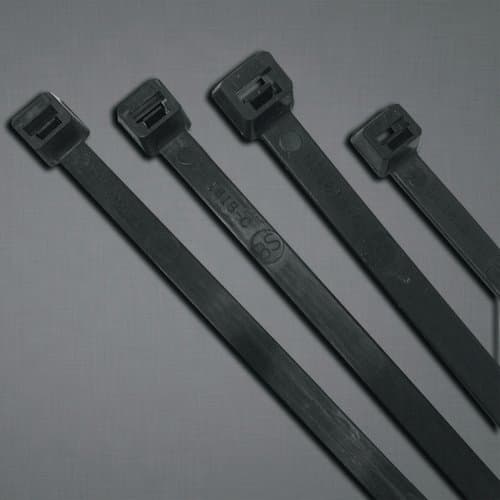 11.1 Inch 50 Pound Tensile Strength UV Stabilized Cable Ties, Bag of 100