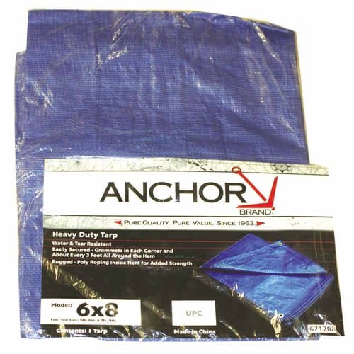 Anchor Blue 20'x12' Multi-use Polyethylene Tarp
