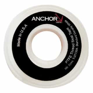 Anchor 0.5" x 520" White Thread Sealant Tape