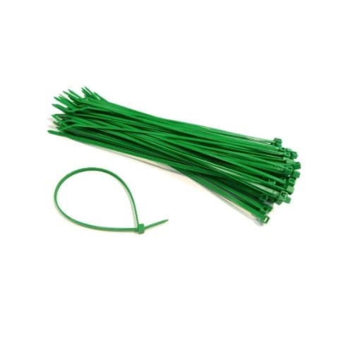 14.6-in Cable Tie, 50 lb Tensile Strength, Green