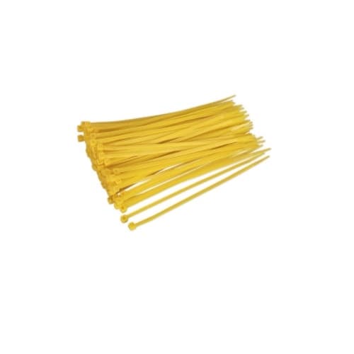 14.6-in Cable Tie, 50 lb Tensile Strength, Yellow