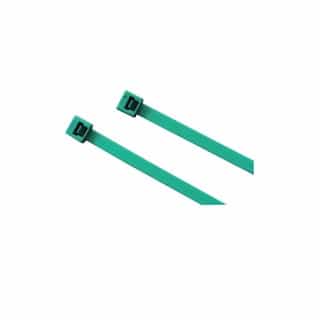 Anchor 15-in Metal Detectable Cable Tie, 120 lb Tensile Strength, Teal