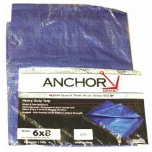 Anchor 40' x 30' Blue Polyethylene Tarp