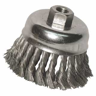 Knot Cup Brush, 2-3/4" .014 5/8-11