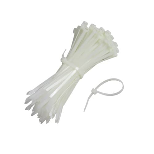 4.1-in Cable Tie, 18 lb Tensile Strength, Natural