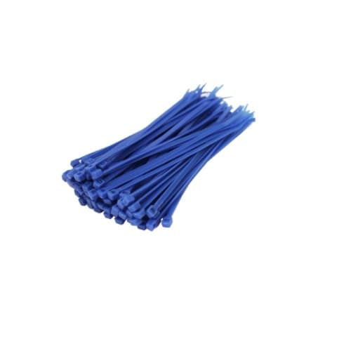 7.6-in Cable Tie, 50 lb Tensile Strength, Blue