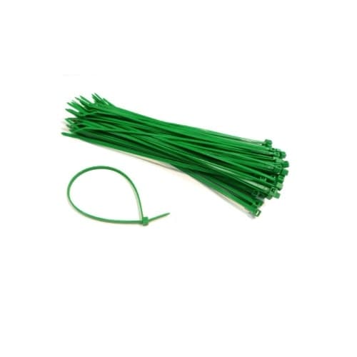 7.6-in Cable Tie, 50 lb Tensile Strength, Green