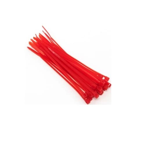 7.6-in Cable Tie, 50 lb Tensile Strength, Red