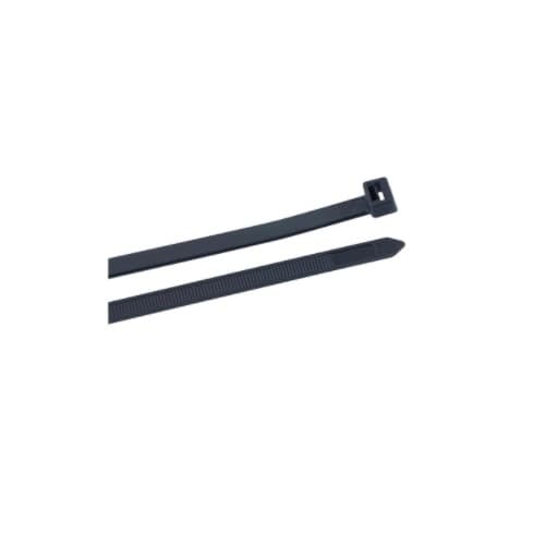 7.6-in UV Stabilized Cable Tie, 50 lb Tensile Strength, Black