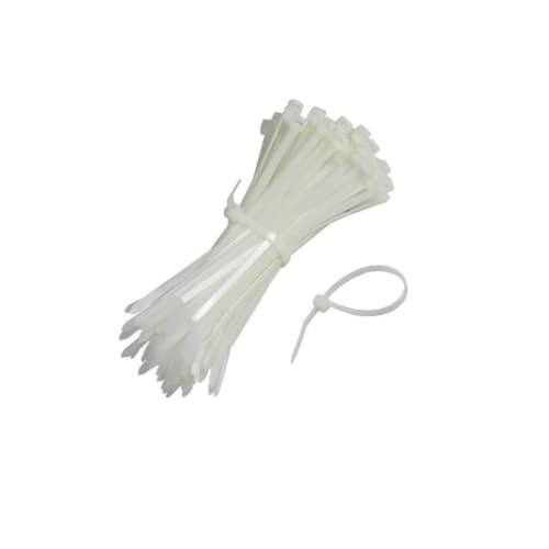 9-in Cable Tie, 120 lb Tensile Strength, Natural