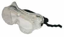 Best Welds Industrial Soft Frame Goggles, Clear/Green, Perforated with Direct Vent 