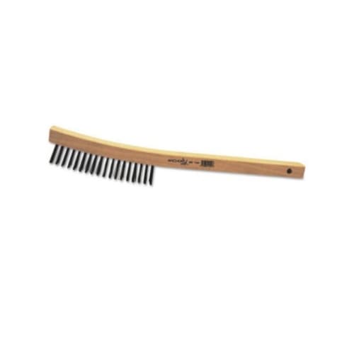 Anchor Scratch Brush w/ Curved Handle, 4 X 16 Rows