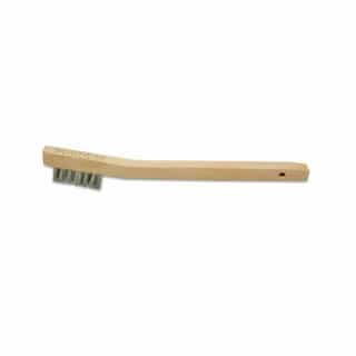 Chipping Hammer Brush w/ Bent Handle, 3 X 7 Rows