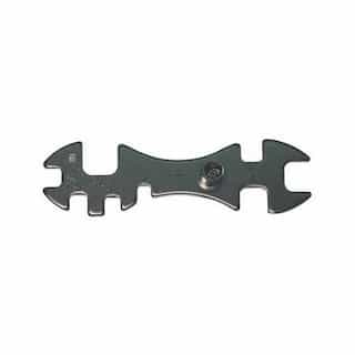 Steel 10-Way Wrench For Acetylene Cylinders