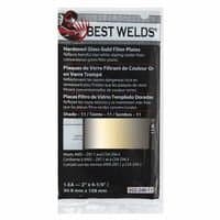 Best Welds 2" x 4" Gold Glass Filter Plate
