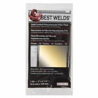 Best Welds 4 1/4" x 2" Gold Coated Polycarbonate Filter Plates
