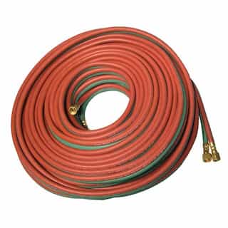 25' Red/Green Twin Welding Hoses