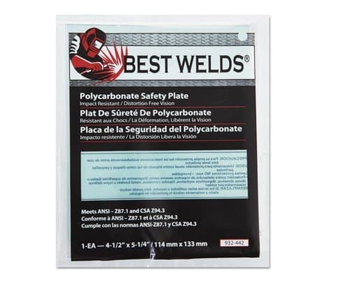 Best Welds 2" X 4" Polycarbonate Safety Plate