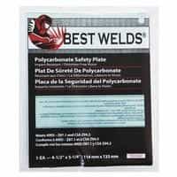 Best Welds 4" X 5" Clear Polycarbonate Safety Anchor Plates