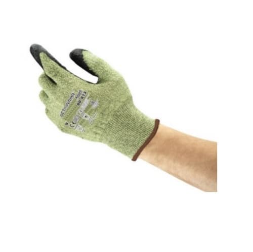 Ansell ActivArmr&reg; Flame Resistant Gloves, Size 9, Green & Black