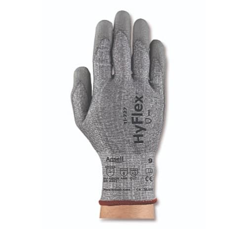 Ansell HyFlex Cut Resistant Glove, Size 9, Grey
