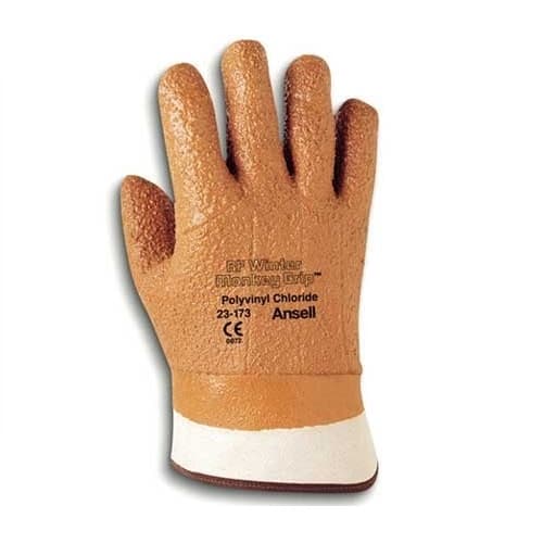 Ansell Raised Finished Water Monkey Grip Gloves, Size 10