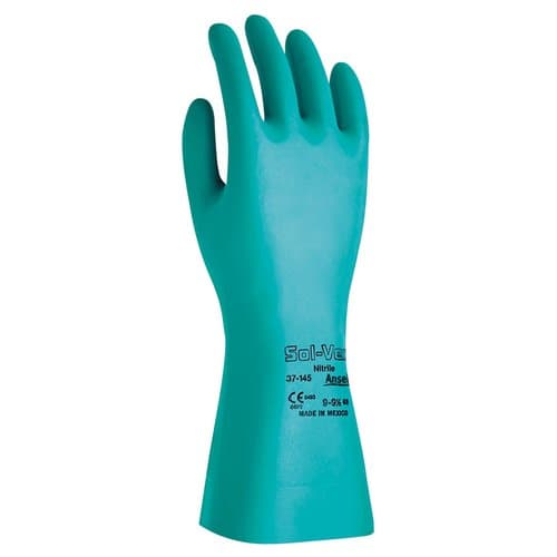 Size 9 Sol-Vex Unsupported Nitrile Gloves