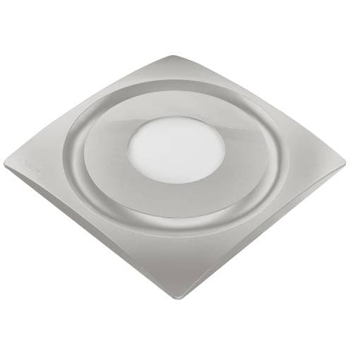 90 CFM Slim Fit Bathroom Fan w/ LED Light & Humidity Sensor,  Satin Nickel