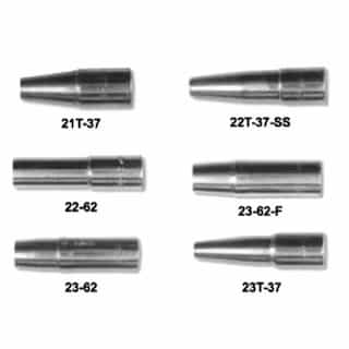 Tweco 3/8" 21 Series Nozzle Tapered Contact Tip