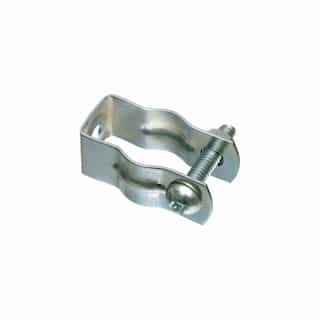 #2-1/2 to #3 Pipe Hanger w/ Bolt, Plated Steel
