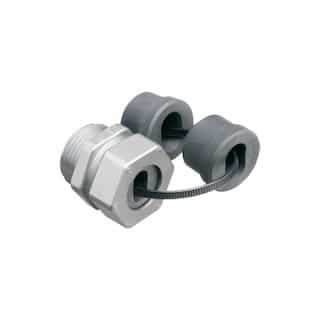 1-in Service Entrance Cable Connector, Zinc Die-Cast, 3 Gland