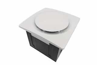 Very Quiet 70 CFM Bathroom Ventilation Fan with Decorative True White Grille G6 Series