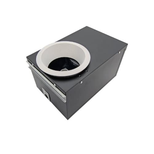 20W Recessed Bathroom Fan w/ Light & Humidity Sensor, Round, 80 CFM